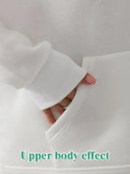 Women's Fashionable Casual Solid Color Long Sleeved Sweatshirt Set - SJB-DIAMOND ELITES