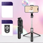 Integrated Selfie Stick Bluetooth Mobile Phone Live Streaming Stand Pi-Mart