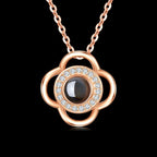 Hot Valentine's Day Gifts Metal Rose Jewelry Gift Box Necklace For Wedding Girlfriend Necklace Gifts Pi-Mart