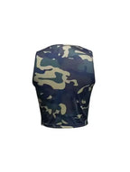 Ladies' Camouflage Chest Hollow Out Fashionable Slimming Camisole Vest - SJB-DIAMOND ELITES