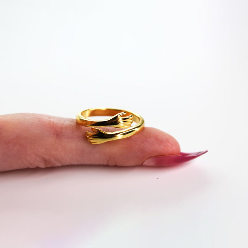 Huggin Gold Ring - SJB-DIAMOND ELITES