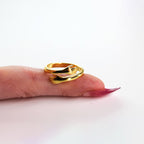 Huggin Gold Ring - SJB-DIAMOND ELITES