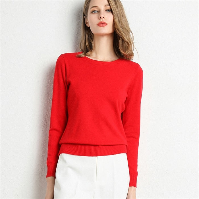 Knitted Pullover Women Sweater Pi-Mart