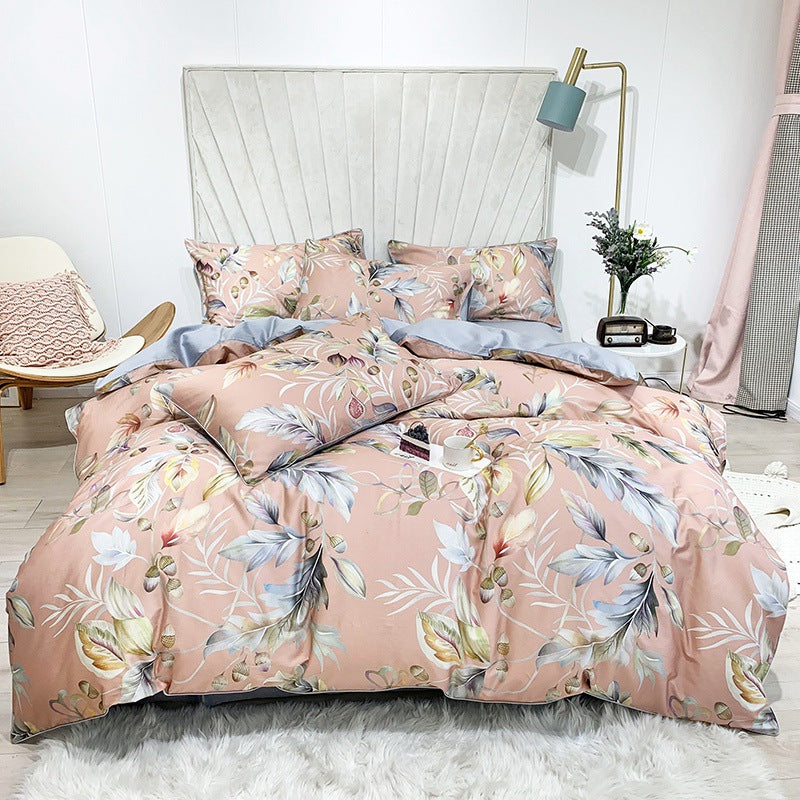 Cotton Digital Printing Bed Sheet Quilt Cover Set Pi-Mart