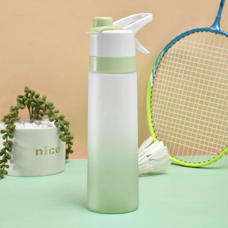 Spray Water Bottle For Girls Outdoor Sport Fitness Water Cup Large Capacity Spray Bottle Drinkware Travel Bottles Kitchen Gadgets Pi-Mart