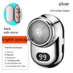 With Mirror Type-c Fast Charge Shaver Washing Portable
