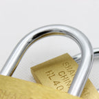 Household Modern Minimalist Small Lock Earth Copper Padlock Pi-Mart