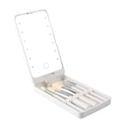 Foldable Rotating Storage Led Cosmetic Mirror Travel Pi-Mart