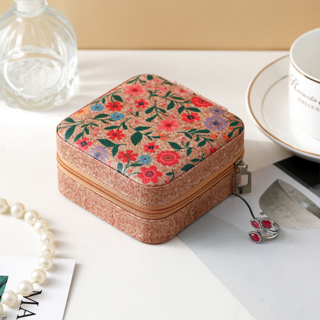 Retro Portable Travel Jewelry Storage Box, Jewelry Box, Compact Ring Storage Box, Jewelry Box, Sewing Box - SJB-DIAMOND ELITES