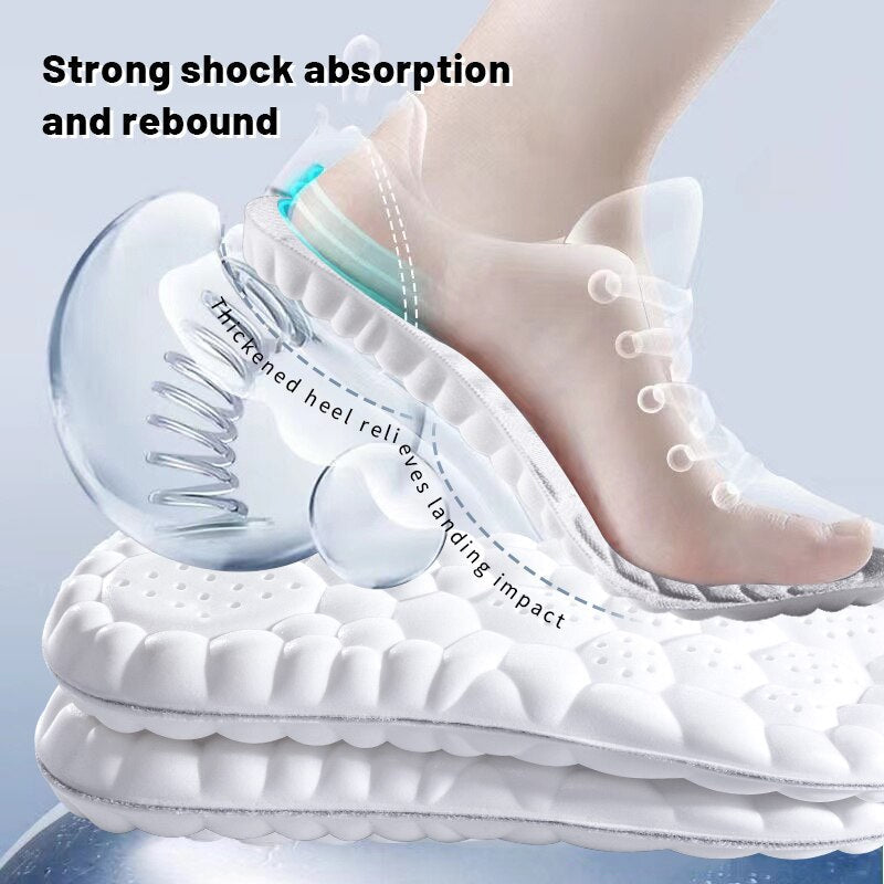 4D Latex Sport Support Running Insoles Pi-Mart