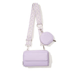 Small crossbody bag for women, 2 in 1 mobile phone satchel design, shoulder crossbody bag, multifunctional wide strap - SJB-DIAMOND ELITES
