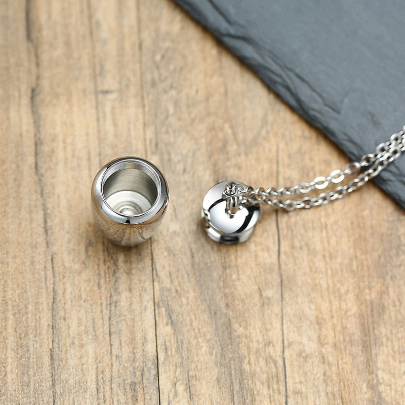 Openable Earthen Jar Columbarium Shape Pendant Pi-Mart