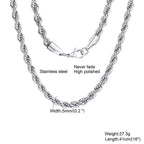 Minimalist Men Ropes Long Necklace Pi-Mart