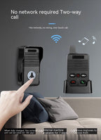Wireless Voice Intercom Doorbell Two-way Intercom Pi-Mart
