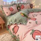 Green Four-piece Duvet Cover Pi-Mart