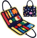 New Busy Book Children's Busy Board Dressing And Buttoning Learning Baby Early Education Preschool Sensory Learning Toy Pi-Mart