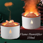 New Creative Ultrasonic Essential Oil Humidifier Volcano Aromatherapy Machine Spray Jellyfish Air Flame Humidifier Diffuser Pi-Mart