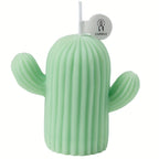 Rejuuv Cactus Shaped Scented Candle, Scented Candle For Wedding Holiday Decor, Handmade Soy Wax Aesthetic Candles For Women With Sage And Sea Salt Fragrance