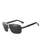 Luxury Men Business Classic Sunglasses High Quality Metal Frame and Polarized Glasses on Sunglasses With UV400 Protection - SJB-DIAMOND ELITES