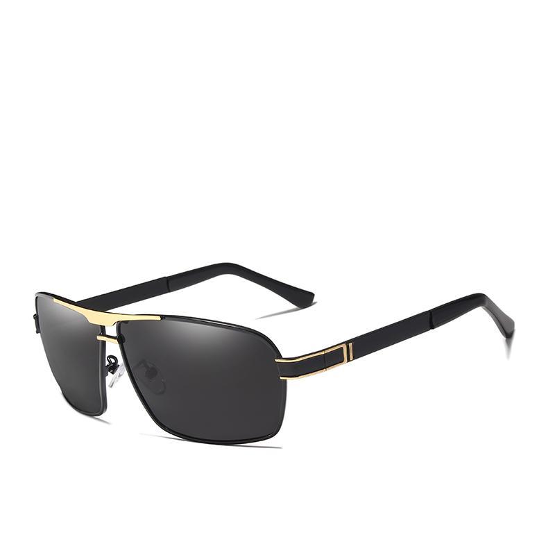 Luxury Men Business Classic Sunglasses High Quality Metal Frame and Polarized Glasses on Sunglasses With UV400 Protection - SJB-DIAMOND ELITES