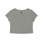 Loki & Ivy Women's Solid Color Slim Crop T-Shirt