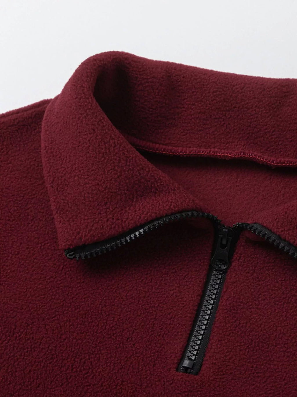 Quarter Zip Sweatshirt and Pants Set THRIXINE