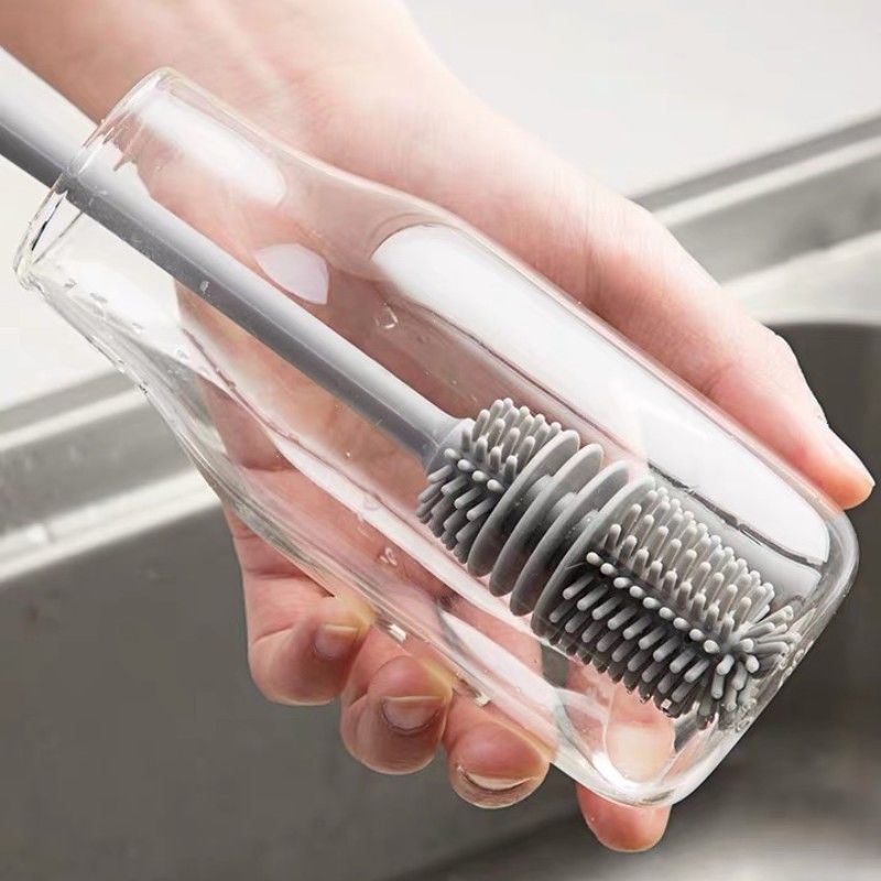 New Multifunctional Cup Brush Without Dead Ends, Household Long Handle Cup Brush Pi-Mart