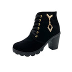 Rubber New Personalized Versatile High Heel Boots Pi-Mart