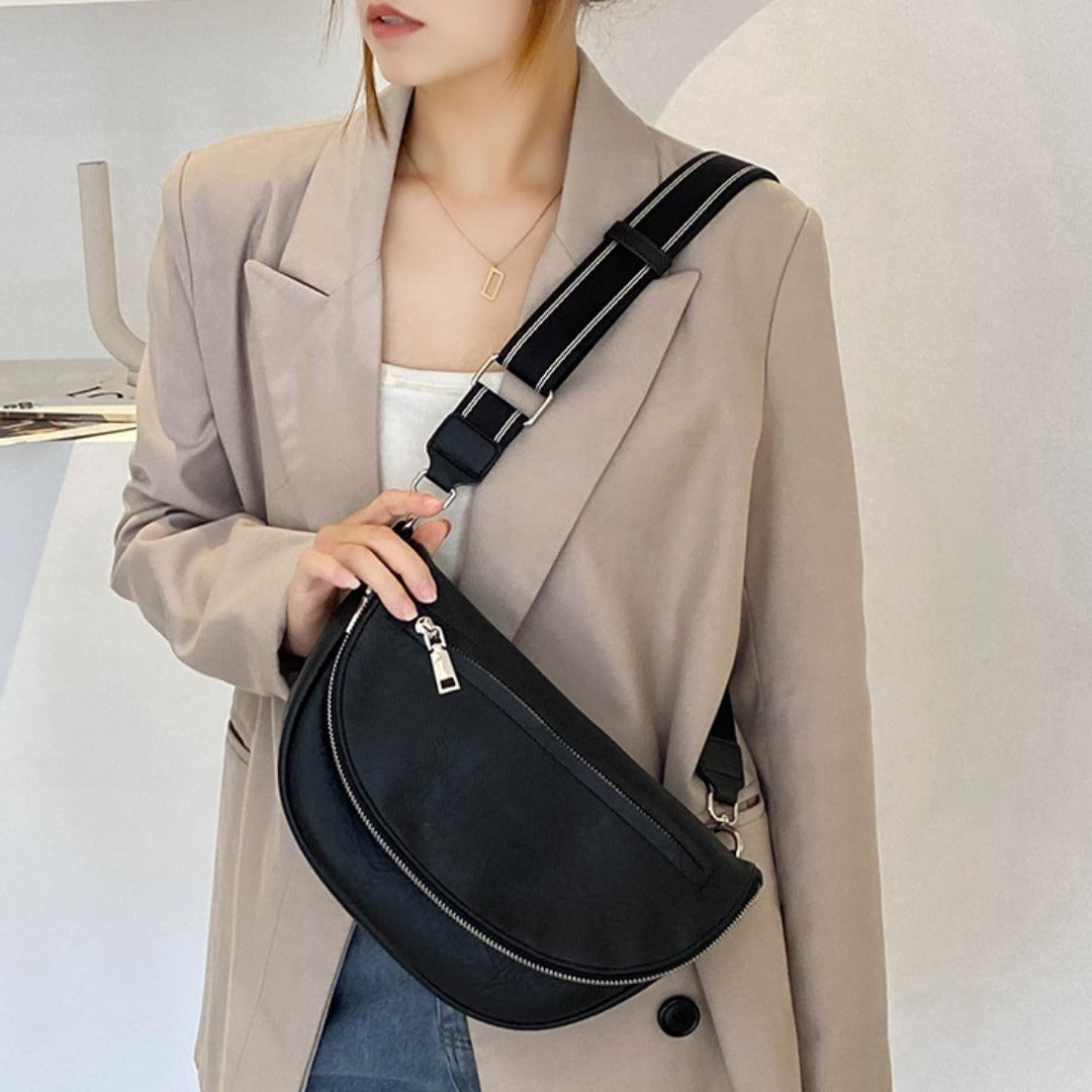 Elegant Small Crossbody Bag – Stylish Saddle Purse with Multiple Pockets, Perfect for Women's Everyday Use - SJB-DIAMOND ELITES