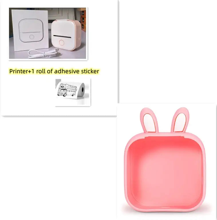 Portable Mini Printer for Students and Hobbyists, Bluetooth Thermal Label Printer - SJB-DIAMOND ELITES