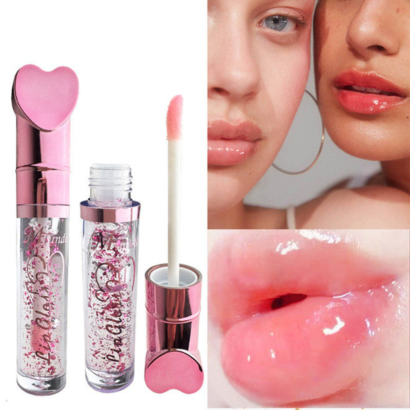 Love Heart-shaped Color Changing No Stain On Cup Lip Lotion Moisturizing Pi-Mart