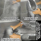 1pc Sleep All Night Massage Pillow For Couch Sofa Office Bed Camping Travel, Zone Support Pillow And Multi-purpose Gift Blanket For All Season Lootquake LLC