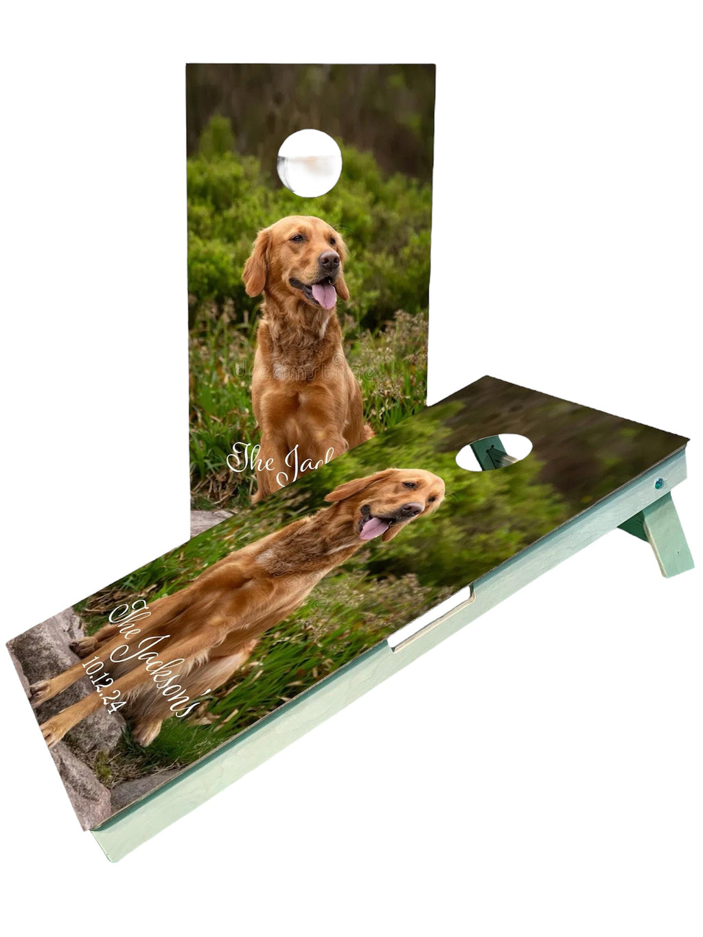 Custom Pet Cornhole Boards Wedding - SJB-DIAMOND ELITES