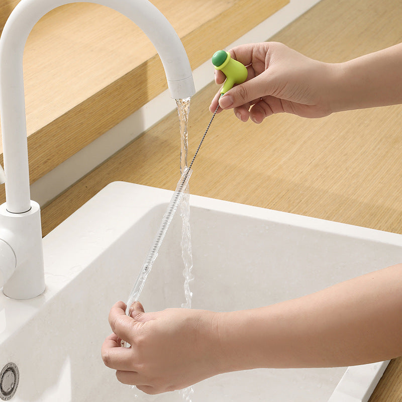 Creative Flexible Stainless Steel Household Cleaning Brush Kitchen Gadgets Pi-Mart