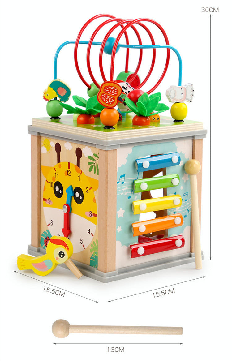 Children's Wooden Treasure Chest Multi-functional Puzzle Pi-Mart