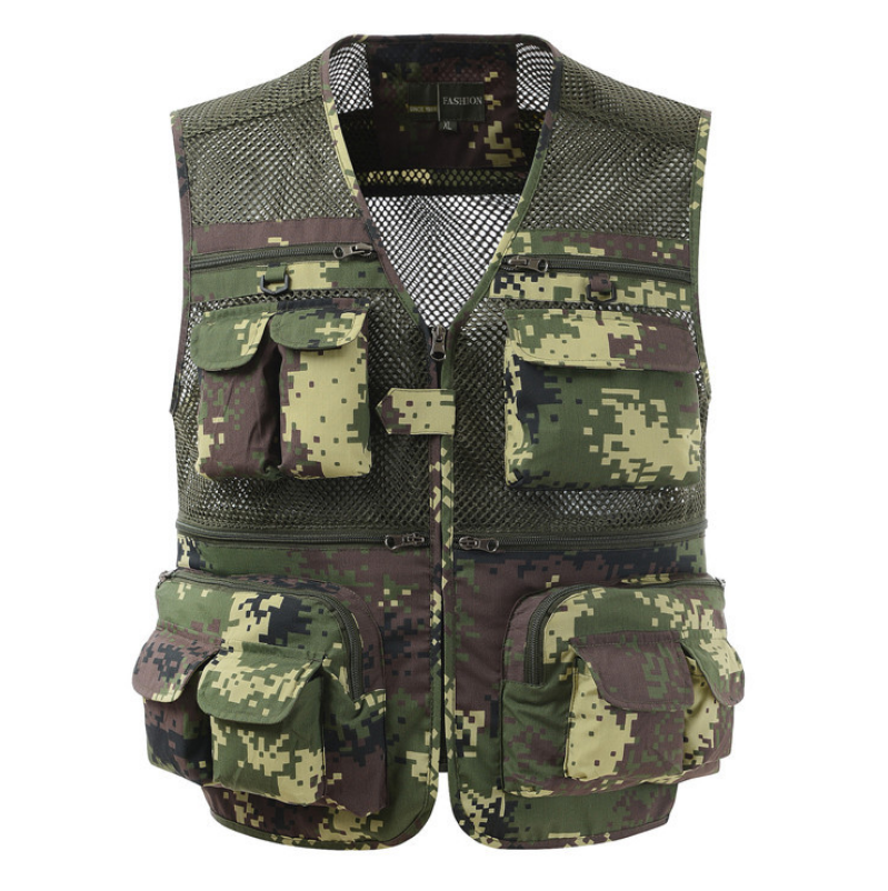 Multi-pocket Men's Professional Photography Vest