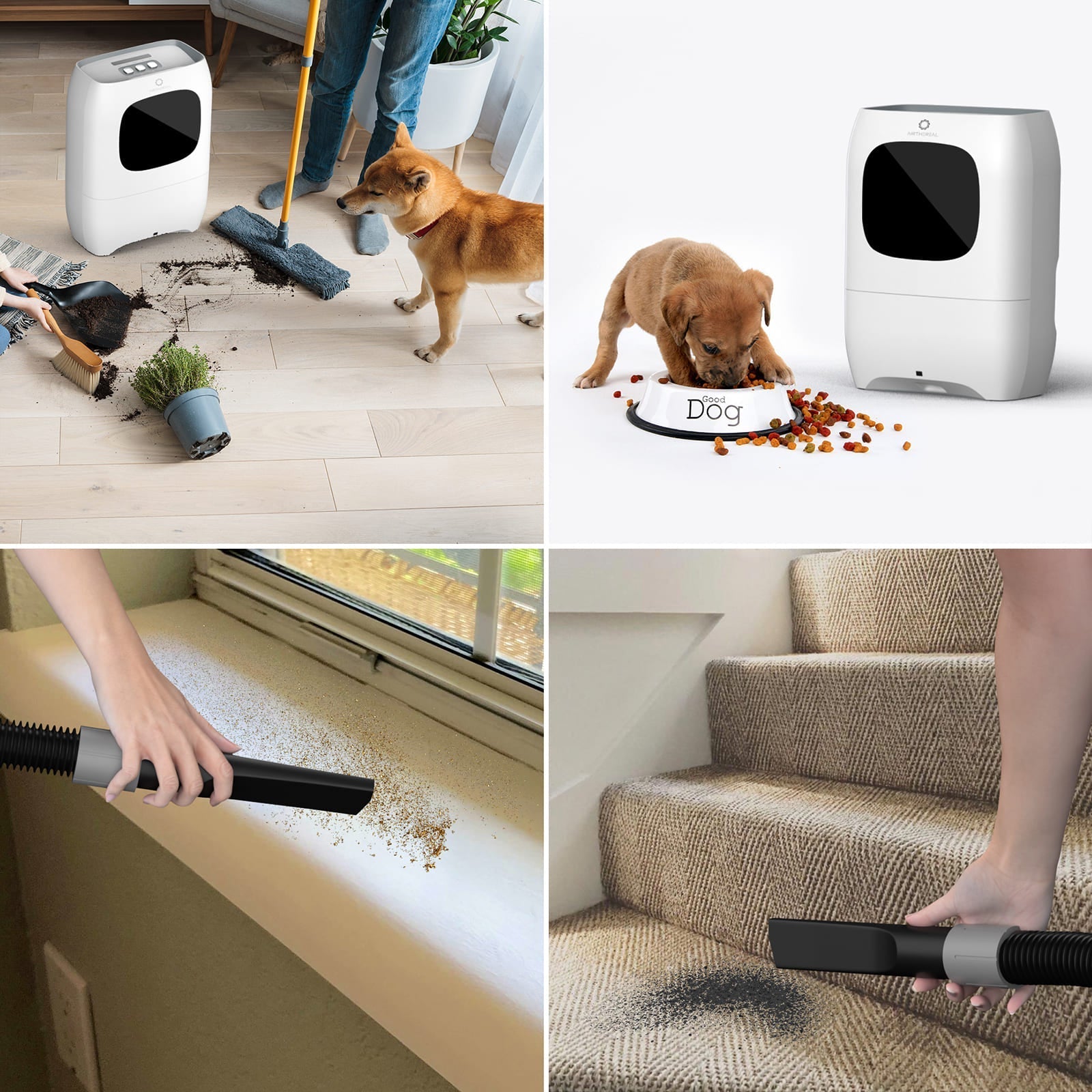 T1 Touchless Vacuum Automatic Dustpan Airthereal