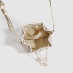 Trendy Small Crossbody Bag – Fashionable Drawstring Bucket Bag for Students, Versatile Shoulder Purse hobo