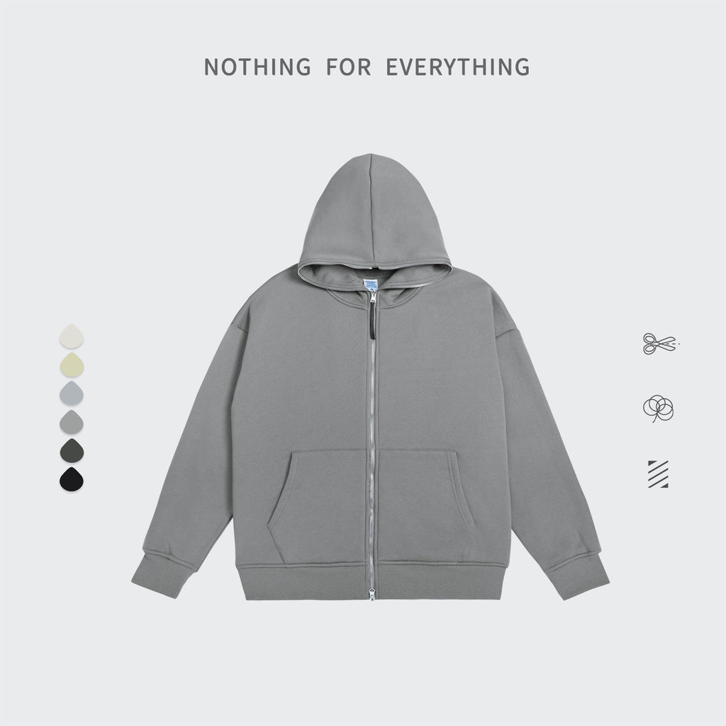 Plush Loose Retro Shark Head Hooded Sweatshirt Sports Suit