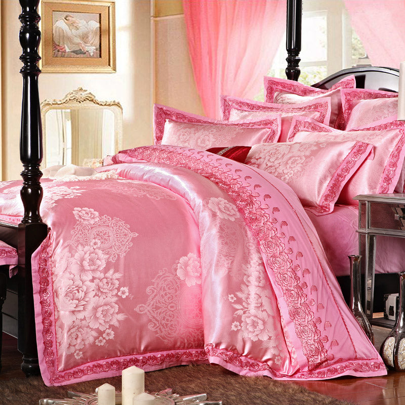 Four-piece Bed Full Cotton 1.5m1.8m Linen And Duvet Cover Pi-Mart