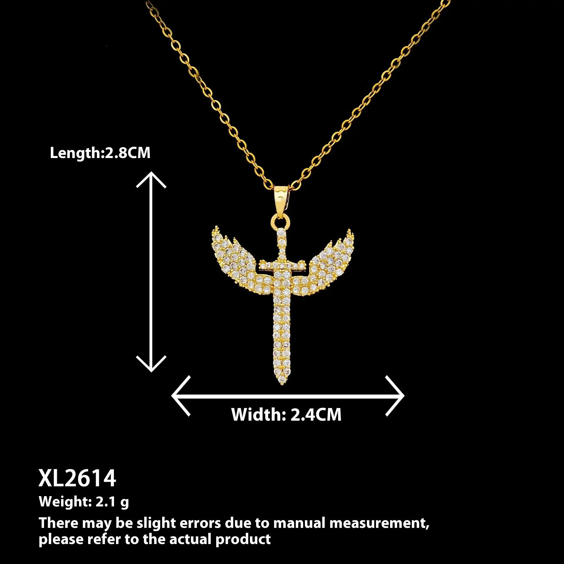 European And American Moon Necklace Niche Non-fading High-grade Accessories