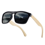 Polarized Bamboo Elegant Wood Sunglasses for Men and Women in Famous Retro Classic Style  Design With UV400 Protection - SJB-DIAMOND ELITES