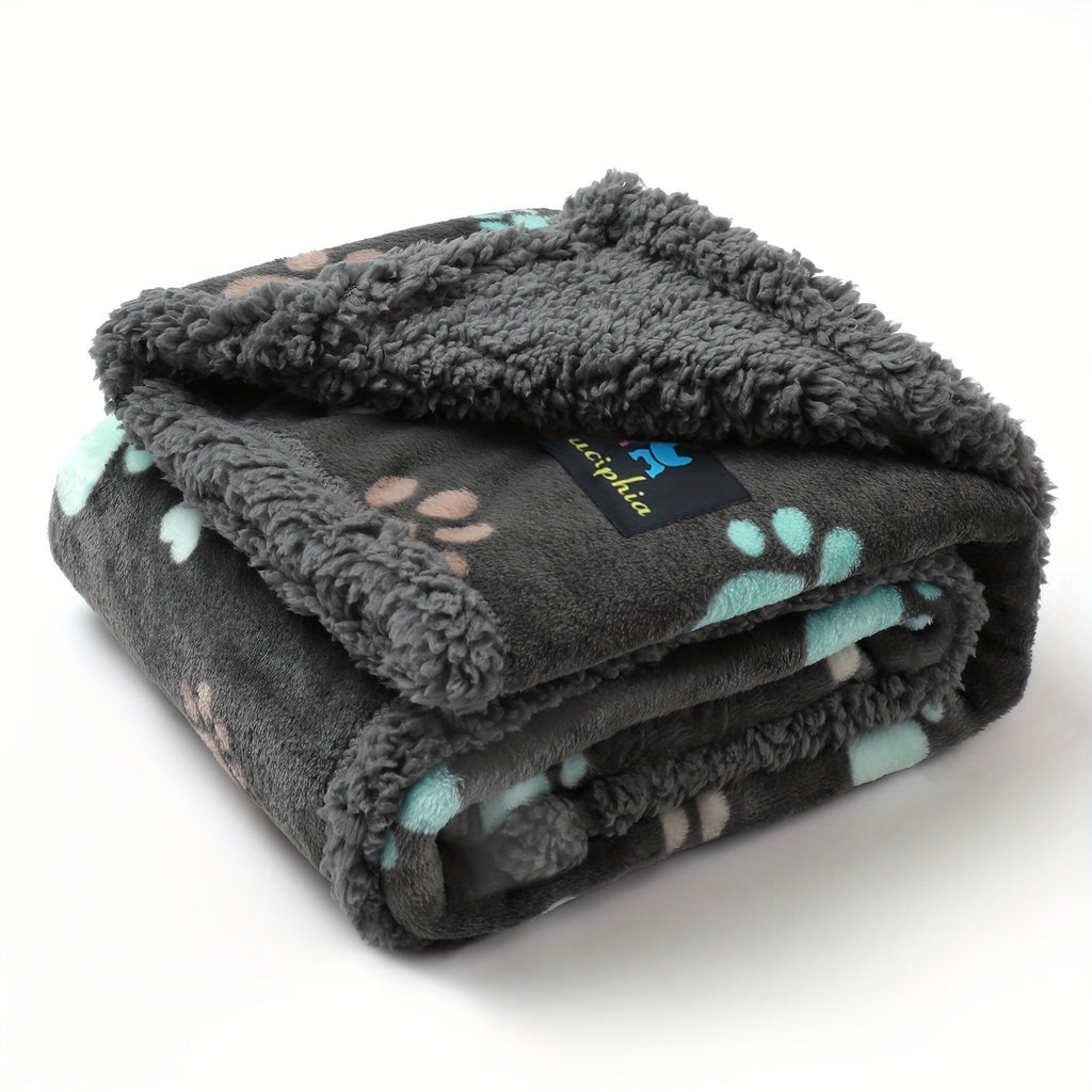 Waterproof Sherpa Fleece Dog Blanket For Small Medium Large Dogs, Reversible Couch Cover, Machine Washable Pet Puppy Blanket With Anti-Tear Protection Lootquake LLC