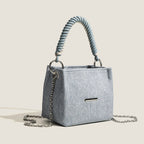 Design super soft bucket bag, work top handle bag, chain handbag, simple shoulder crossbody bag - SJB-DIAMOND ELITES