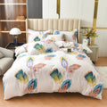 Cotton Plus Size Quilt Cover Sheet Set Of Four Pi-Mart
