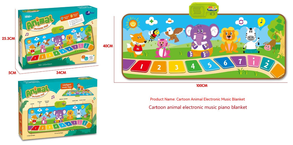 Animal Cartoon Early Education Musical Instrument Toy Pi-Mart