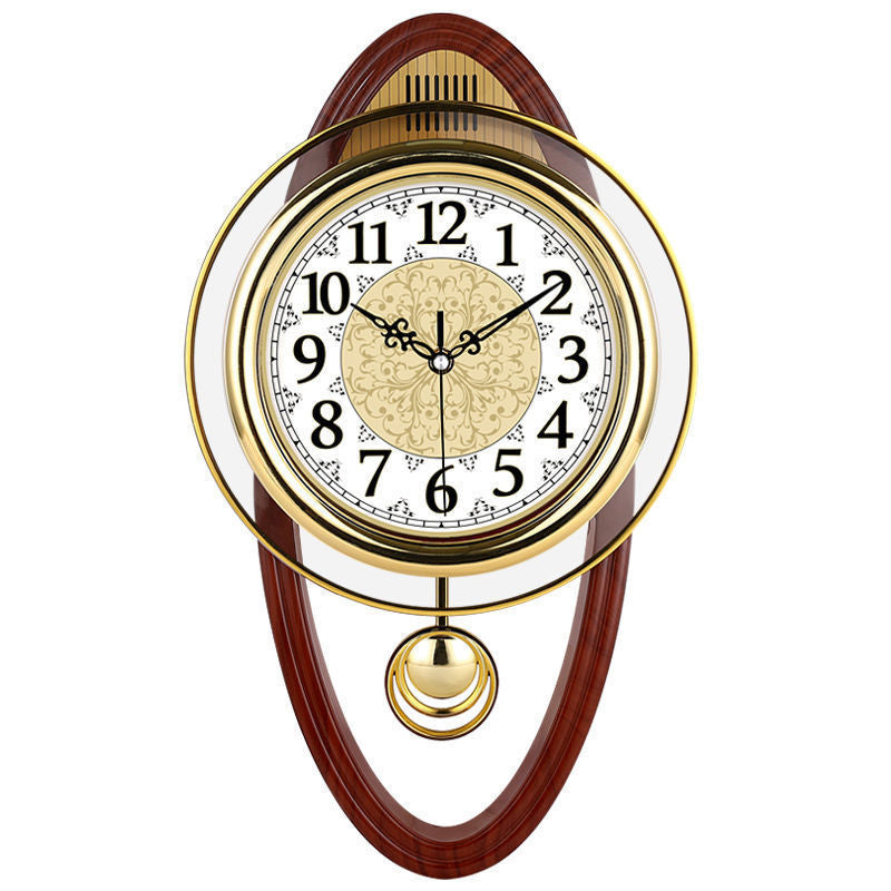 Vintage Swing Silent Quartz Wall Clock