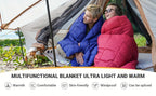 Kingcamp Red Foldable Blanket, down Alternative Fluffy Cold Weather Lightweight Warm Compact Waterproof Wearable Blanket, Suitable for Travel, Outdoor, Hiking, Backpacking, Stadium, Plane, Camping.. Lootquake LLC