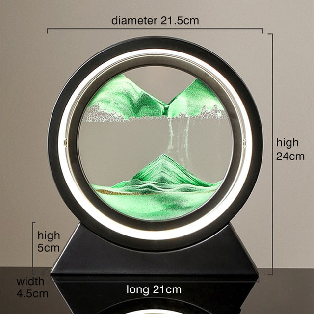 Moving Sand Art Landscape Table Lamp - SJB-DIAMOND ELITES