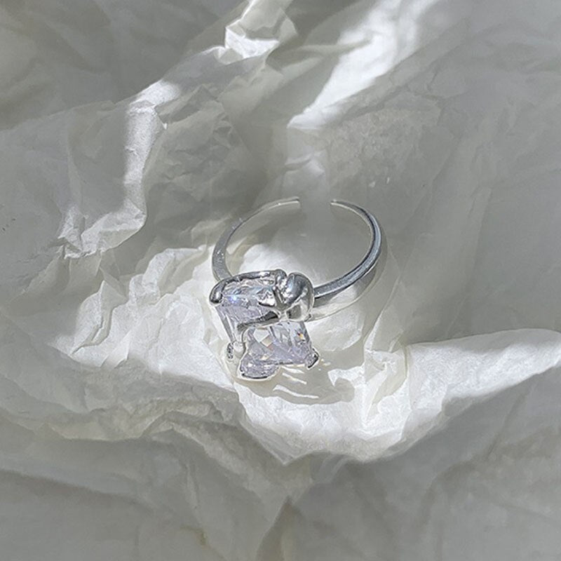 Square Zircon Ring - SJB-DIAMOND ELITES
